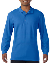 Load image into Gallery viewer, Gildan Long Sleeve Polo Shirt