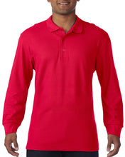 Load image into Gallery viewer, Gildan Long Sleeve Polo Shirt