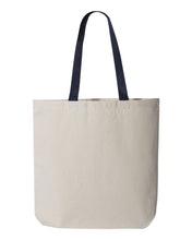 Load image into Gallery viewer, Tote Contrast Handles Q4400 - Heavy 12oz Cotton
