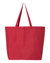Load image into Gallery viewer, 25L Jumbo Tote - Q600 - Heavy 12oz Cotton Canvas