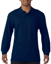 Load image into Gallery viewer, Gildan Long Sleeve Polo Shirt
