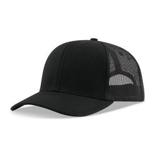 Load image into Gallery viewer, 6 Panel Cotton Snap Back Mesh Trucker Hat
