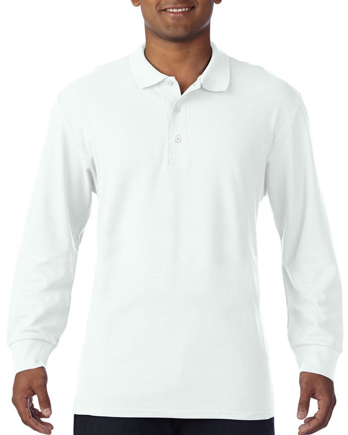 Gildan Long Sleeve Polo Shirt