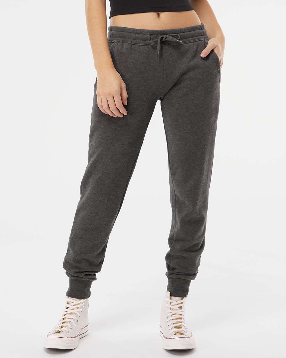Premium Cuff-Bottom Tapered Sweatpants with Pockets – Heat
