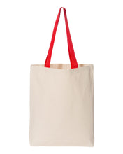 Load image into Gallery viewer, Tote Contrast Handles Q4400 - Heavy 12oz Cotton
